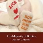 Baby Gift Set Socks - Unique Baby Shower Registry or Newborn Present | Twinkletoes by Mommachi Cute Fun Quotes for boys & girls 4 Pairs 0-12 Months from Mommachi Australia