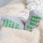 Baby Gift Set Socks - Unique Baby Shower Registry or Newborn Present | Twinkletoes by Mommachi Cute Fun Quotes for boys & girls 4 Pairs 0-12 Months from Mommachi Australia