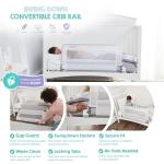 Regalo Swing Down Crib Rail, with Reinforced Anchor Safety System from Regalo