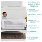 Regalo Swing Down Crib Rail, with Reinforced Anchor Safety System from Regalo