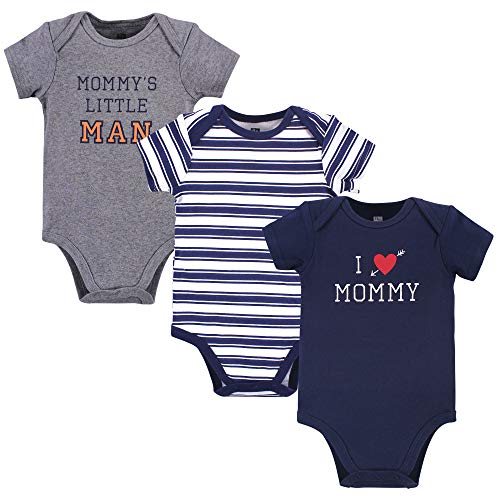 Hudson Baby Unisex Baby Cotton Bodysuits Boy Mommy, 0-3 Months from Hudson Baby