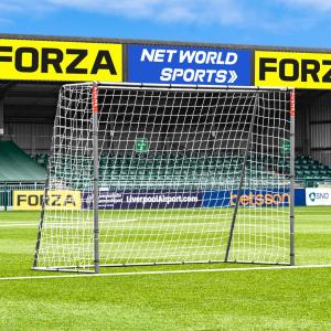 FORZA Steel42 Soccer Goals [4 Sizes] | Premium Steel Soccer Goals for Backyard | Soccer Nets for Backyard | Soccer Training Equipment | Weatherproof Kids Soccer Goal (8ft x 6ft) by Net World Sports