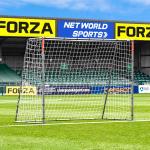 FORZA Steel42 Soccer Goals [4 Sizes] | Premium Steel Soccer Goals for Backyard | Soccer Nets for Backyard | Soccer Training Equipment | Weatherproof Kids Soccer Goal (8ft x 6ft) by Net World Sports