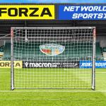 FORZA Steel42 Soccer Goals [4 Sizes] | Premium Steel Soccer Goals for Backyard | Soccer Nets for Backyard | Soccer Training Equipment | Weatherproof Kids Soccer Goal (8ft x 6ft) by Net World Sports