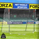 FORZA Steel42 Soccer Goals [4 Sizes] | Premium Steel Soccer Goals for Backyard | Soccer Nets for Backyard | Soccer Training Equipment | Weatherproof Kids Soccer Goal (8ft x 6ft) by Net World Sports