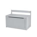 Melissa & Doug Wooden Toy Chest - Gray Furniture for Playroom by Melissa & Doug