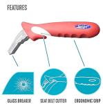 Stander HandyBar, Portable Vehicle Support Grab Bar, Standing Assist Mobility Aid Handle, Car Emergency Escape Tool with Window Breaker and Seat Belt Cutter by Standers