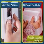 Baby Safety Outlet Cover BOX (2 Pack) Double Lock for Much Better Toddler Proofing, Easier Operation, Simple 3 Step Install with Included Screws. Provides Extra Space Inside for Plugs (2 Pack, White) from 