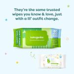 Baby Wipes, Babyganics Unscented Diaper Wipes, 800 Count, (10 Packs of 80), Non-Allergenic and formulated with Plant Derived Ingredients by Babyganics