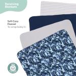 The Peanutshell Newborn Layette Gift Set for Baby Boys | 23 Piece Newborn Boy Clothes & Accessories Set | Fits Newborns to 3 Months | Blue Camo from 