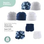 The Peanutshell Newborn Layette Gift Set for Baby Boys | 23 Piece Newborn Boy Clothes & Accessories Set | Fits Newborns to 3 Months | Blue Camo from 