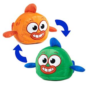 Baby Shark's Big Show! Reversible William Plush Flips Into Captain Kelp â Stuffed Animal Fish â Cute Plushies for Kids from WowWee