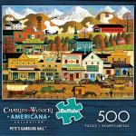 Buffalo Games - Charles Wysocki - Pete's Gambling Hall - 500 Piece Jigsaw Puzzle by Buffalo Games