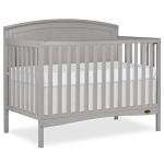 Dream On Me Eden 5-in-1 Convertible Full Panel Crib in Pebble Grey by AmazonUs/DREAY