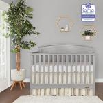 Dream On Me Eden 5-in-1 Convertible Full Panel Crib in Pebble Grey by AmazonUs/DREAY