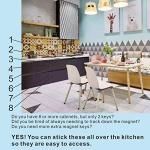 Baby Proofing Magnetic Cabinet Locks Child Proof Extra Magnet (4 Pack) Universal Replacement Keys for Magnetic Locking System - Baby Safety Latch for Drawers and Cabinet - 4 Key Holders Included by AILUOQI