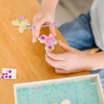 Melissa & Doug Paint & Decorate Your Own Wooden Magnets Craft Kit â Butterflies, Hearts, Flowers from Melissa & Doug