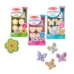 Melissa & Doug Paint & Decorate Your Own Wooden Magnets Craft Kit â Butterflies, Hearts, Flowers from Melissa & Doug