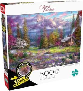 Buffalo Games - Inspirations of Spring - 500 Piece Jigsaw Puzzle with Hidden Images, White by Buffalo Games