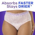 Always Discreet, Incontinence & Postpartum Underwear for Women, Maximum, Large, 17 Count by AmazonUs/PRFZ7