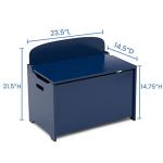 Delta Children MySize Deluxe Toy Box, Deep Blue by AmazonUs/DEMQX