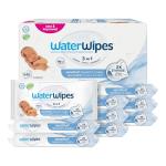 Baby Wipes, WaterWipes Sensitive Baby Diaper Wipes, 99.9% Water, Unscented & Hypoallergenic, for Newborn Skin, 9 Packs (540 Count) from Irish Breeze