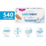 Baby Wipes, WaterWipes Sensitive Baby Diaper Wipes, 99.9% Water, Unscented & Hypoallergenic, for Newborn Skin, 9 Packs (540 Count) from Irish Breeze
