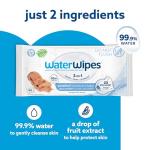 Baby Wipes, WaterWipes Sensitive Baby Diaper Wipes, 99.9% Water, Unscented & Hypoallergenic, for Newborn Skin, 9 Packs (540 Count) from Irish Breeze