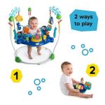 Baby Einstein Neptune's Ocean Discovery Activity Jumper, Ages 6 months +, Multicolored, 32 x 32 x 33.13" by Kids II
