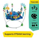 Baby Einstein Neptune's Ocean Discovery Activity Jumper, Ages 6 months +, Multicolored, 32 x 32 x 33.13" by Kids II