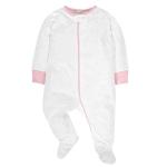 Gerber Baby Girls' 4 Pack Sleep 'N Play Footie, Castle, 0-3 Months by Gerber