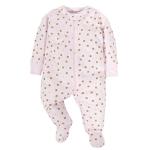 Gerber Baby Girls' 4 Pack Sleep 'N Play Footie, Castle, 0-3 Months by Gerber