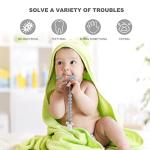 Baby Teething Toys for Babies 3-6 6-12 Months, Dinosaur Teether Pain Relief Toy with One Piece Design Pacifier Clip Holder Set, Freezer Safe Neutral Shower Gift for Boys and Girls (Grey) by Slotic