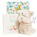 Baby Gift Set with Praying Musical Lamb and Prayer Book in Keepsake Box for Boys and Girls from Tickle & Main