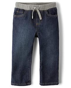 The Children's Place Boys' Baby and Toddler Pull On Straight Jeans, Liberty Blue, 18-24 Months by The Children's Place Children's Apparel