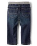 The Children's Place Boys' Baby and Toddler Pull On Straight Jeans, Liberty Blue, 18-24 Months by The Children's Place Children's Apparel