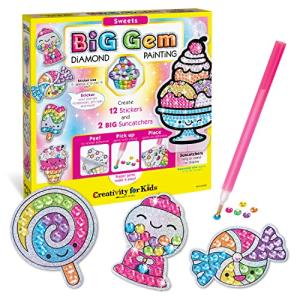 Creativity for Kids Big Gem Diamond Painting Kit - Create Your Own Sweets Stickers & Suncatchers - Diamond Art for Kids from Creativity for Kids