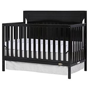 Dream On Me Cape Cod 5-in-1 Convertible Crib, Black , 50x30x44 Inch (Pack of 1) from Dream On Me