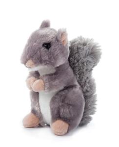 The Petting Zoo Squirrel Stuffed Animal Plushie, Gifts for Kids, Wild Onez Babiez Wildlife Animals, Squirrel Plush Toy, 6 inches by The Petting Zoo