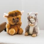 The Petting Zoo Squirrel Stuffed Animal Plushie, Gifts for Kids, Wild Onez Babiez Wildlife Animals, Squirrel Plush Toy, 6 inches by The Petting Zoo