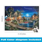 Buffalo Games - Days to Remember - Autumn Memories - 500 Piece Jigsaw Puzzle , Blue,red, Brown , 21.25"L X 15"W from Buffalo Games