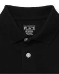 The Children's Place Baby Boys and Toddler Boys Short Sleeve Pique Polo, Black, 5T by The Children's Place Children's Apparel