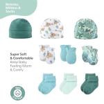 The Peanutshell Newborn Clothes & Accessories Gift Set -16 Piece Layette Set - Wild Jungle - Fits Newborn to 3 Months by 