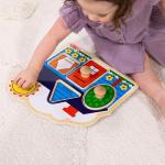 Melissa & Doug First Shapes Jumbo Knob Wooden Puzzle by Melissa and Doug