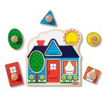 Melissa & Doug First Shapes Jumbo Knob Wooden Puzzle by Melissa and Doug