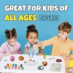 JOYEZA Deluxe Rock Painting Kit, Arts and Crafts for Girls Boys Age 6+ , 12 Rocks, Best Tween Gift Art Set, Waterproof Paints, All-inclusive Craft Kits Art Supplies, Kids Activities Age 4 5 6 7 8 9 10 by JOYEZA