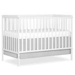 Dream On Me Synergy 5-in-1 Convertible Crib in White, Greenguard Gold Certified from Dream On Me