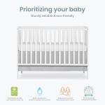 Dream On Me Synergy 5-in-1 Convertible Crib in White, Greenguard Gold Certified from Dream On Me