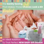 Baby Elefun Teething Ring, BPA Free Silicone Easy to Hold Teether Toy with Gift Package Included, Effective Elephant Teething Rings for Babies 3 4 6 12 Months Boy Teethers Cute Valentines Day Gifts from Baby Elefun