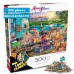 Buffalo Games - Aimee Stewart - Family Campsite - 500 Piece Jigsaw Puzzle with Hidden Images by Buffalo Games